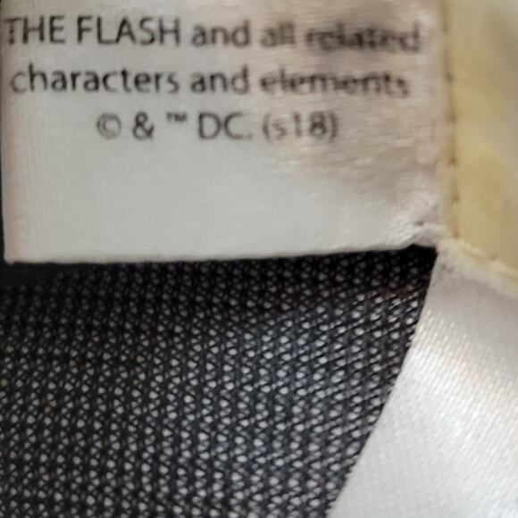 DC Comics Mens/Kids The Flash Logo Superhero Metal Baseball Snap Back Hat Purple - Picture 7 of 12